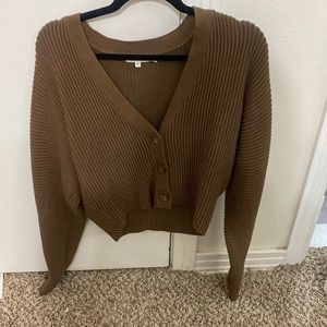 Good American slouched cardigan